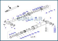 707-99-50730 7079950730 Arm Cylinder Service Kit For PC200-8 Excavator