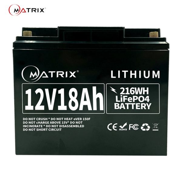 Long Life 12V Solar Energy Battery 12.8v 18ah 4s3p With 32700 Li-Ion Cells