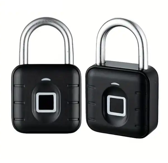 IP67 Waterproof USB Rechargeable Security Smart Fingerprint Padlock Zinc Alloy