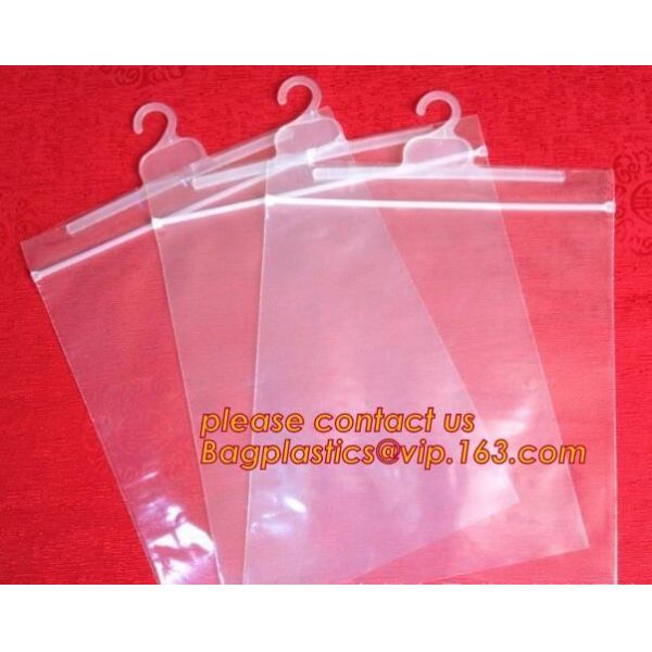 Custom Hanger Plastic Apparel Packaging Bags OEM Biodegradable Cloth Packing k Clothing Self Seal Garment bagease