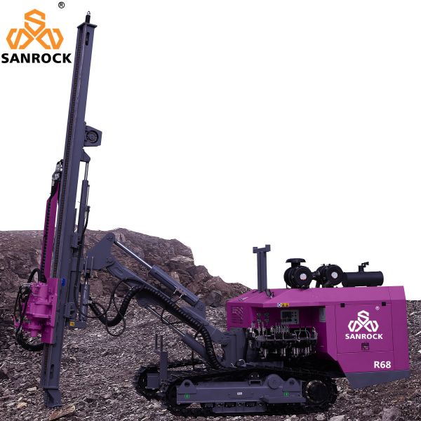 Гидравлическая высокая эффективность скважины машины Crawler DTH сверля минируя