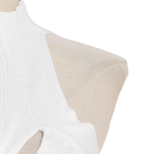 Сексуальный незаконный сплошной цвет безрукавный выдалбливает вне зубчик вяжет жилет