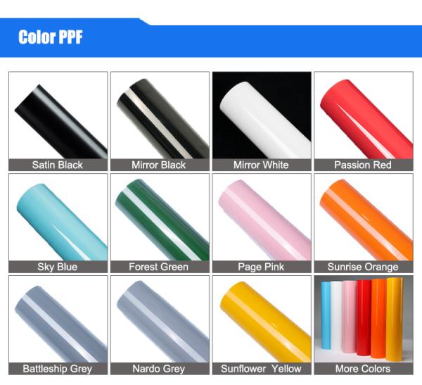 TPU PPF Hydrophilic Car Modification Accessories 60X50' Self Healing Film