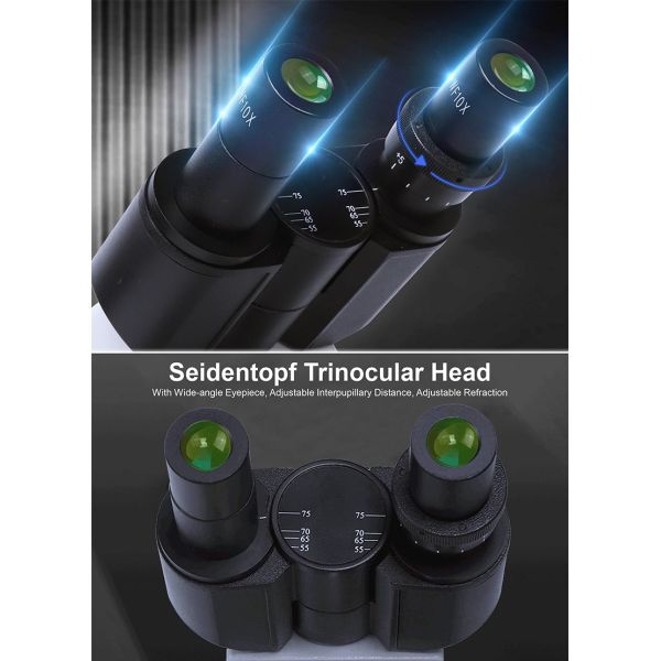 Monocular студента микроскопа A31.5121-M исправленный безграничностью ахроматический четырехшпиндельный