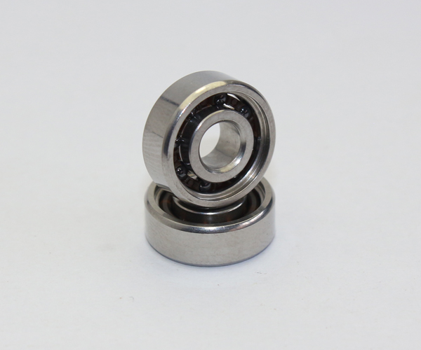 Non - Greased Hybrid Ceramic Bearings AISI440 Stainless Steel + Silicon Nitride Wear Resistance