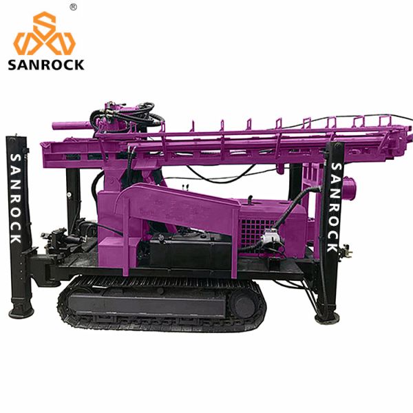 Полностью гидравлическая машина буровой установки воды глубины буровой установки 400m водяной скважины Crawler