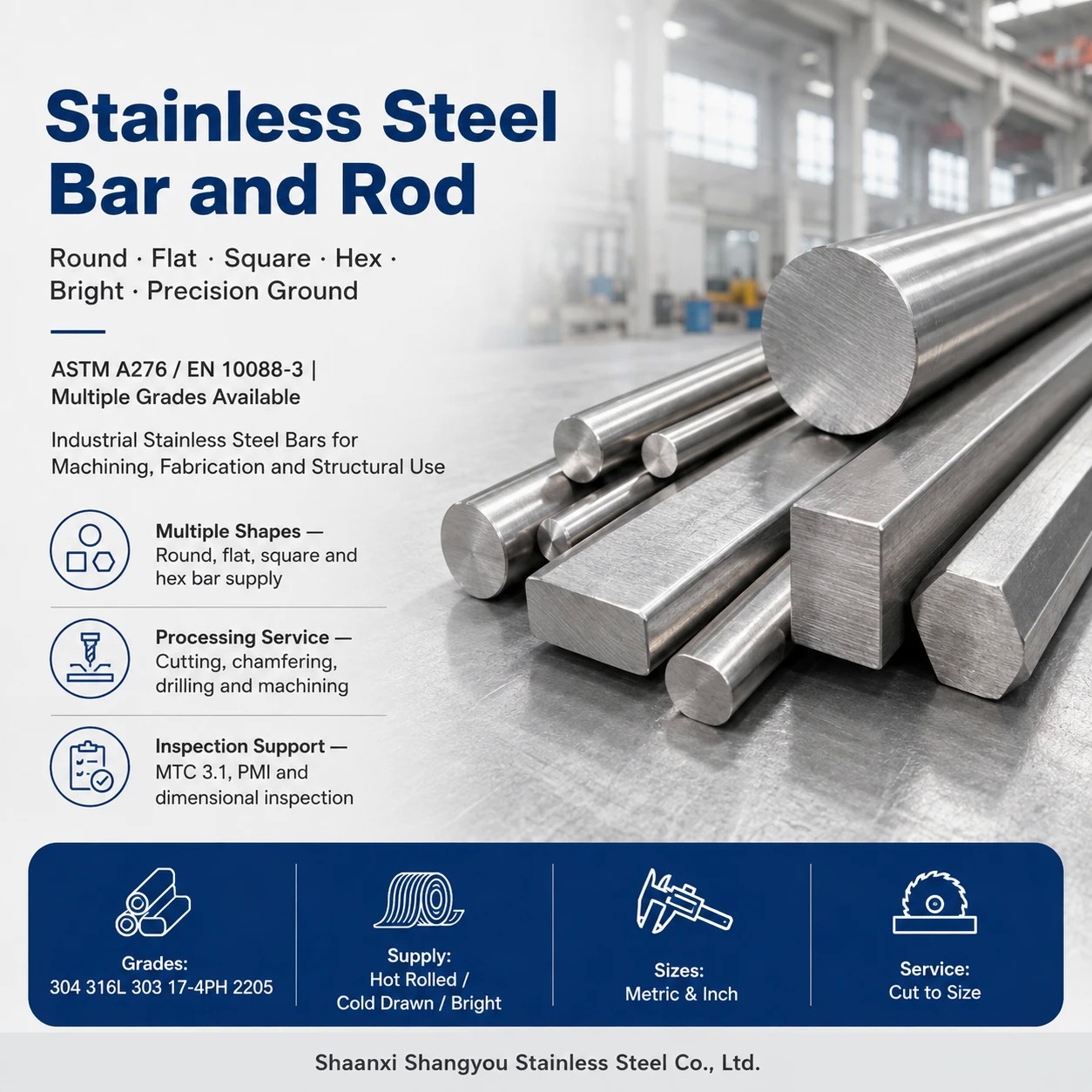 Stainless Steel Bar and Rod