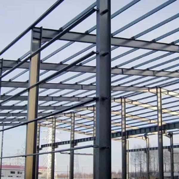 Antirusty Q235 Industrial Steel Structure Warehouse Steel Frame Car Park