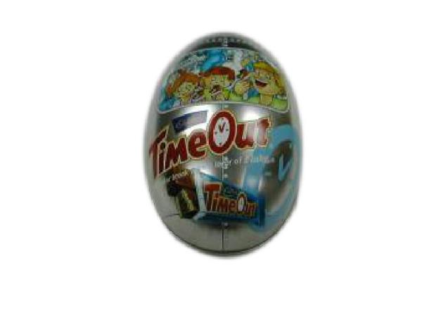 Customized Logo Easter Egg Gift Box , Metal Decorative Chocolate Boxes