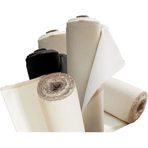 Cotton And Linen Blend Oil Painting Canvas Roll Blank For Oil And Acrylic Painting