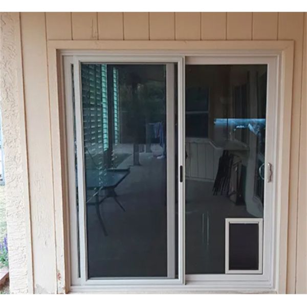 Коммерческие стеклянные двери с коэффициентом теплоизоляции ≤ 2,1 от алюминиевых раздвижных дверей