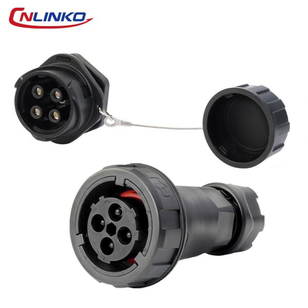 Cnlinko DL28 Series 2 3 4 5 Pin Waterproof Wire Connector Circular Aviation Plug Power Led Connector
