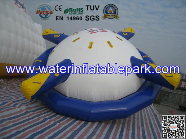 0.9mm PVC Tarpaulin Inflatable Saturn Water Toy  5 Years Warranty