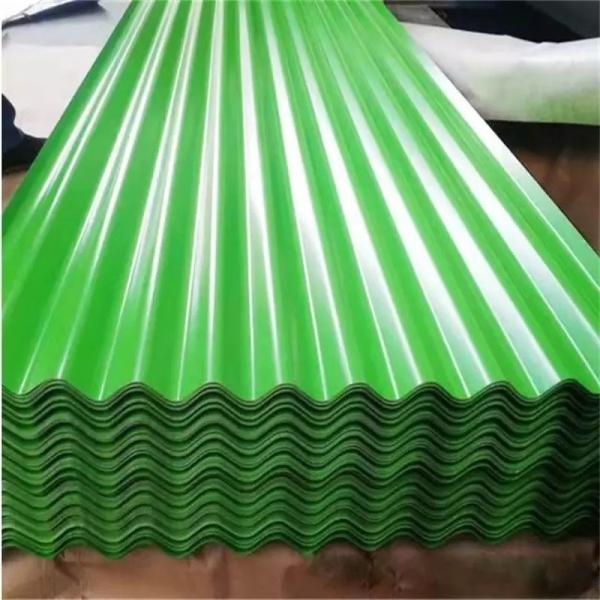 PPGI Galvanized Corrugated Steel Sheet Zinc Coated For Building Roof