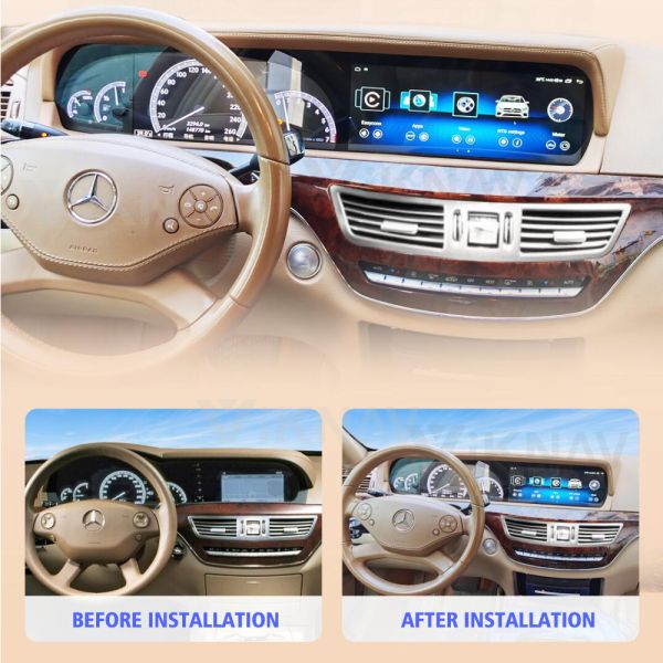 12,3 стерео автомобиля класса W221 W216 BENZ s Мерседес блока андроида дюйма главный с яблоком carplay