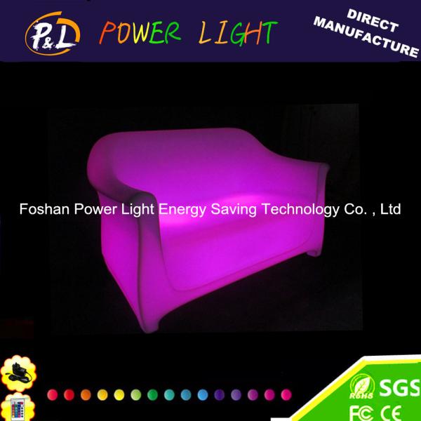 Wedding Decoration Illuminated Curved Benches/LED Curved Chairs