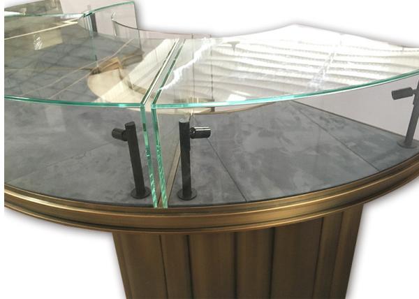 Brand Glass Jewelry Display Showcase Color Customized Retail Shop Fittings