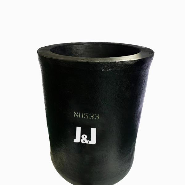 Stability Silicon Carbide Graphite Induction Furnace Crucible High Temperature Resistance