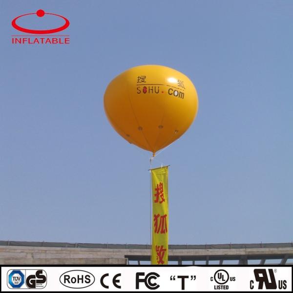 Customized Giant drop shape Inflatable Balloon Advertising Inflating Lighting PVC Helium Balloon
