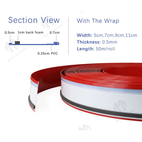 bobina de aluminio de Channelume del color rojo de la protuberancia 0.5M M del canal de la muestra 3D