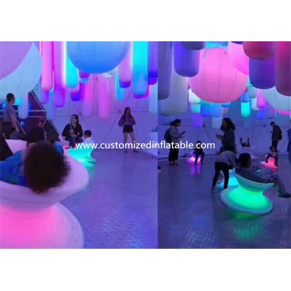 Air Tight Colorfull Inflatable Holiday Decorations Column For Activity