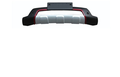 Sport Type Car Bumper Guard For KIA SORENTO 2013 , ABS Front Guard and Rear Guard with Red Trim