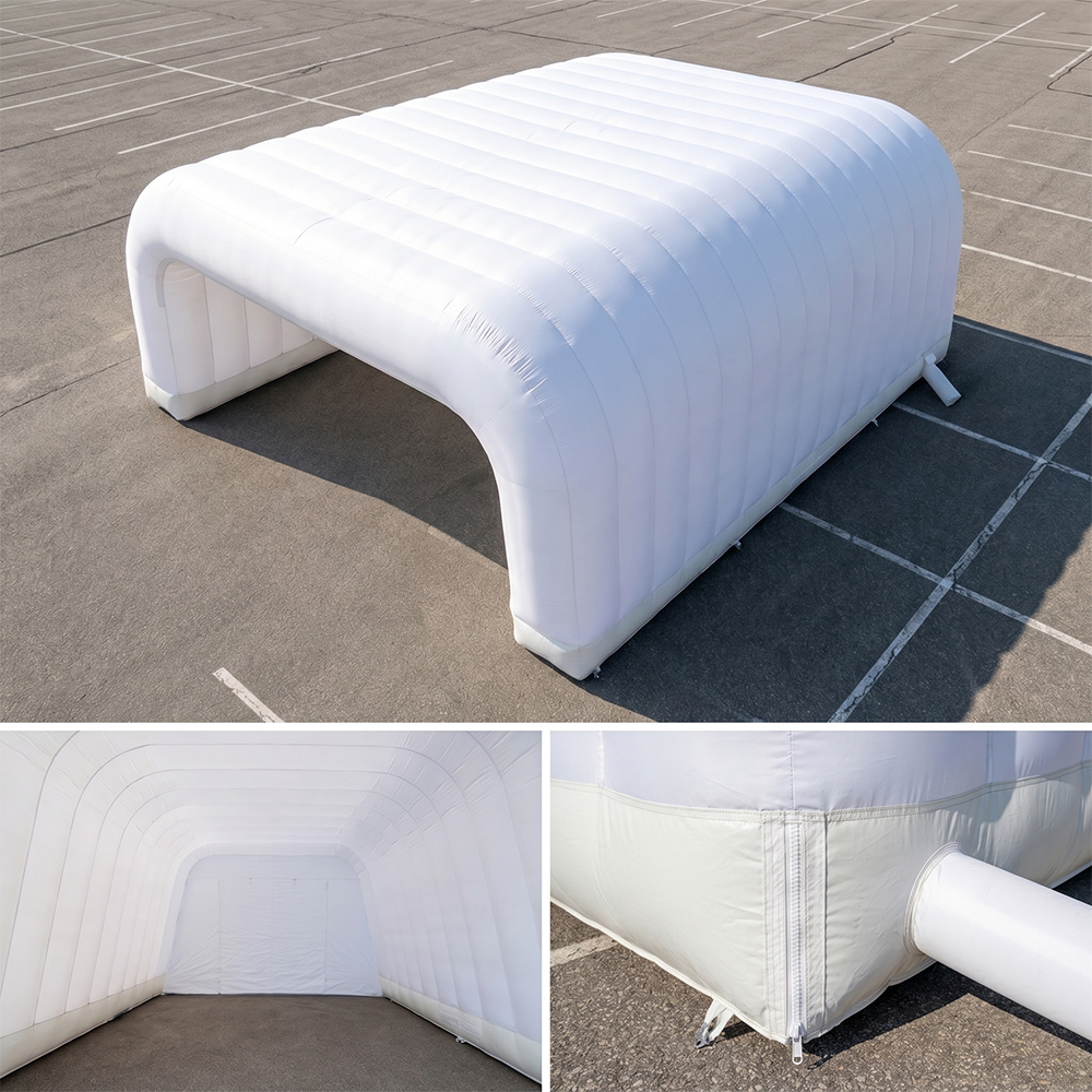 Custom Size Portable Four-Season Inflatable Shelter with Air Rib Structure for Vehicle Storage