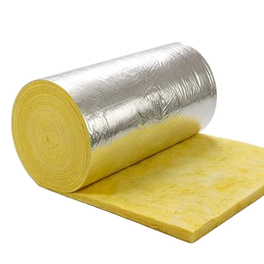 Eco Friendly Insulation Glass Wool Blanket With FSK Facing Green Building HVAC Duct Wrap Insulation