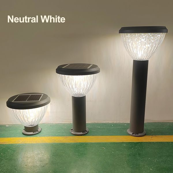 IP65 Waterproof Solar Powered Garden Lawn Pillar Lights Solar Lights For Outside