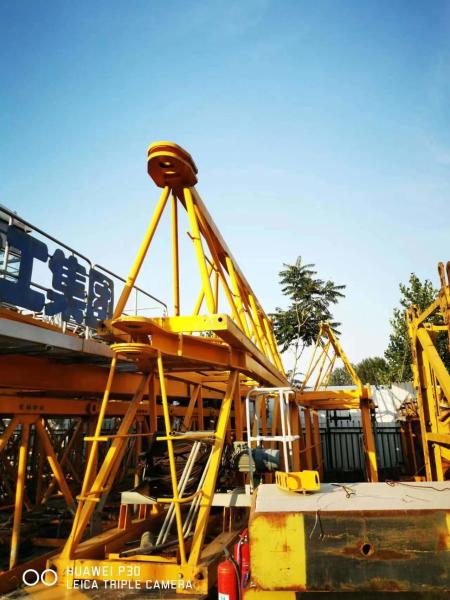 2018 Xg T8020-16 Tower Crane Tower Perfect and After-sales Service for Your in Yellow