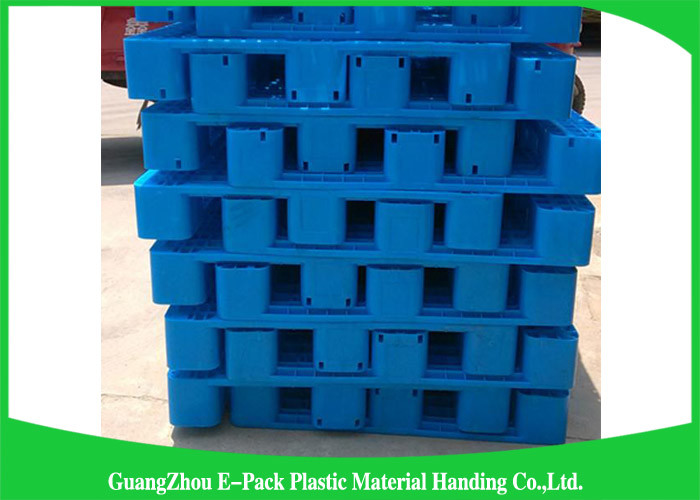 Паллеты 100% евро HDPE девственницы пластиковые провентилировали Stackable для пищевой промышленности