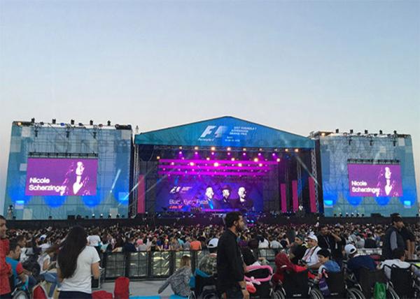 P4.81 Full Color Outdoor Rental Led Screen Video Advertising Board High Brightness