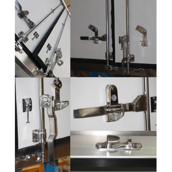 Fiberglass Refrigerator  Box Truck loading capacity 0.5 - 0.8 Ton  for refrigeration transportation