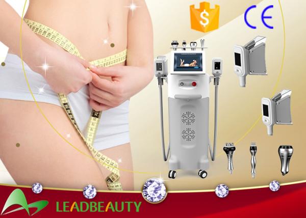 5 cryo handles cryolipolysis cavitation rf slimming machine cool tech shape fat freezing lipo machine