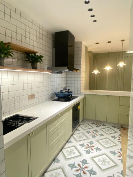 Artificial Stone Export Packing Wooden Furniture Kitchen Cabinets