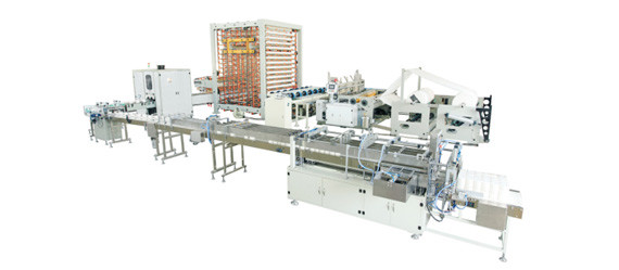 Full Auto Toilet Roll Making Machine Toilet Paper Production Line 230m/Min