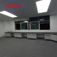 Materiais de mobiliário de laboratório de madeira com armários múltiplos laminados resistentes a produtos químicos