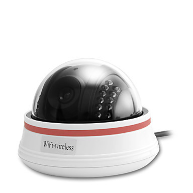 Wireless IP Camera with Night Vision and Motion Detection Alarm,IP Dome Camera