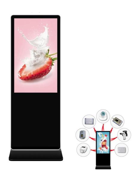 49 50 inch floor stand network android LCD TV touch screen AD kiosk