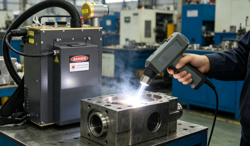 Only Electricity Laser Cleaning Machine Customized Equipment for Non Contact Cleaning and Industrial Surface Maintenance