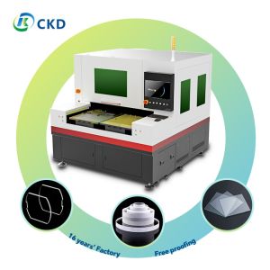 RFC02 Máquina de corte láser de vidrio de precisión con fuente láser de división de 1-100 kHz