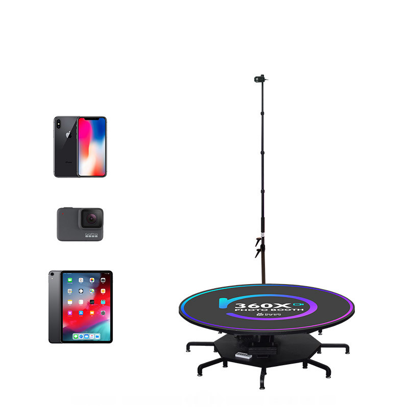 Платформа будочки фото камеры Selfie шоу в прямом эфире 360 вращая