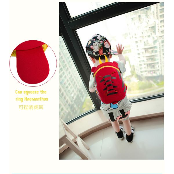 Fashionable Tiger Extra Large Preschool Animal Backpacks Environmental Friendly