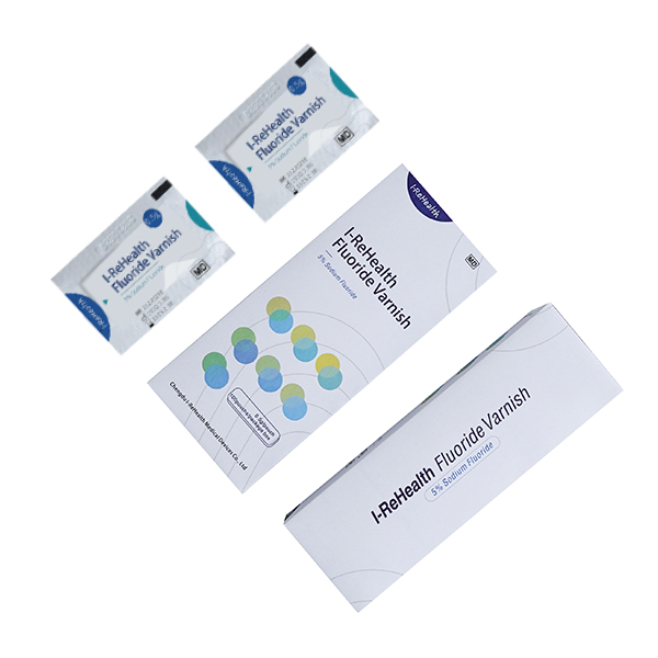 Фторид натрия отпуска 5% вкуса дыни I-ReHealth быстрый лакирует CE дозы блока 100x0.5g