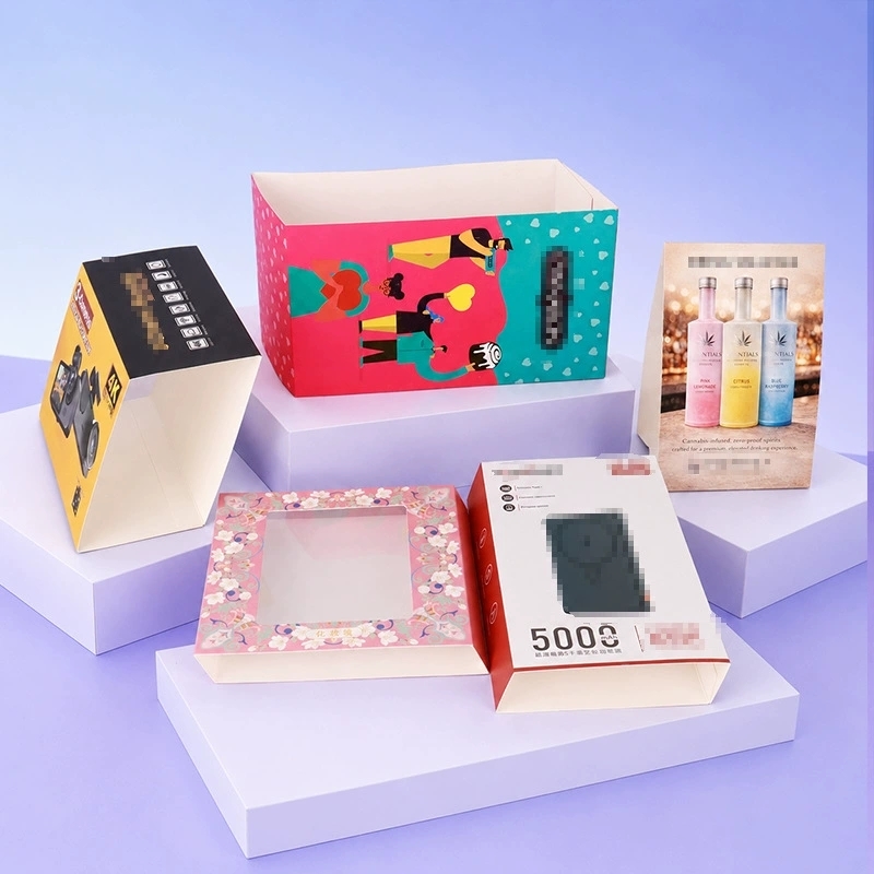 Paper Packaging Sleeves Printed Outer Cover Bands For Box Packaging