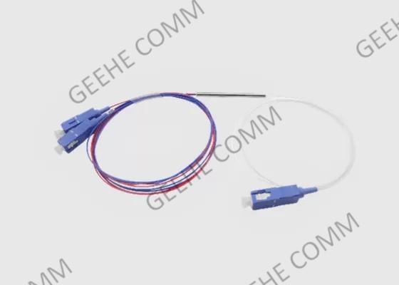 Loss Over 1×2 Simplex WDM Fiber Coupler 50/50 SC UPC 1310nm