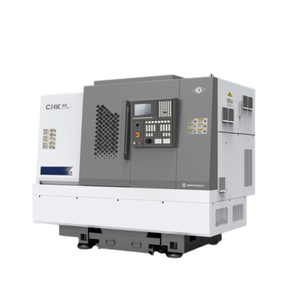CNC Lathe CHK46 Gang Type Tool Post Precision Cutting Slant Bed CNC Turning Lathe Machine