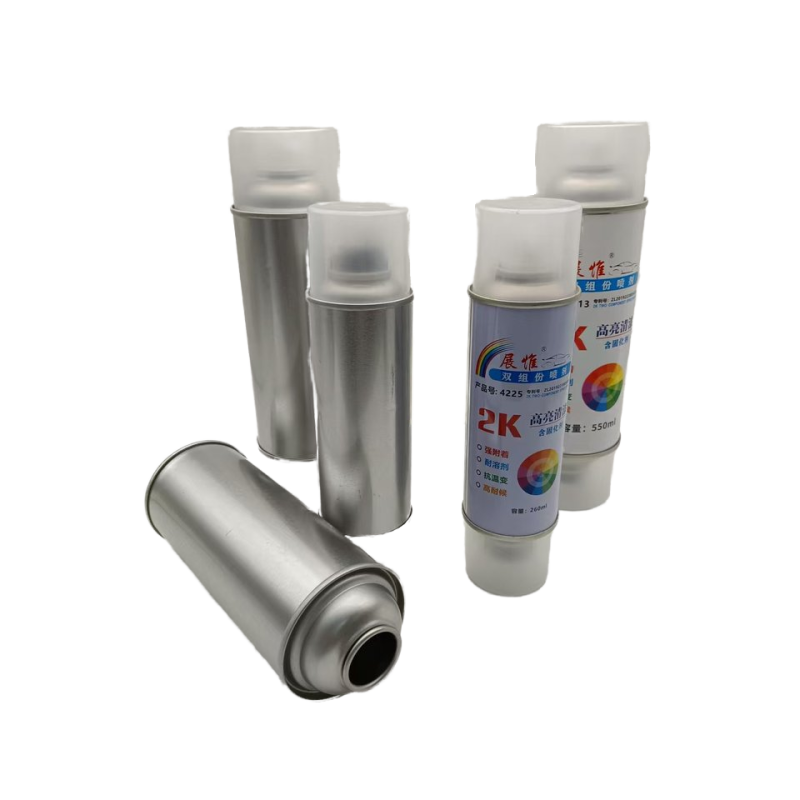 2K Two Component Aerosol Can Car Spray Painting Pump Aerosol Tinplate Cans
