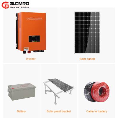 Silicone Monocrystalline do gerador de energias solares 5000w de 3KW 8KW 6KW