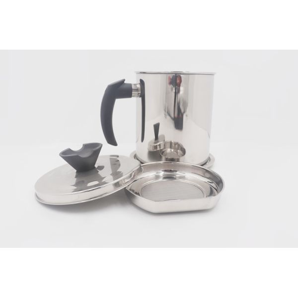 FDA 1.3L Kitchenware Grease Strainer Pot